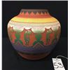 Image 2 : Large Colorful Navajo Incised Pot – Signed