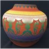 Image 5 : Large Colorful Navajo Incised Pot – Signed