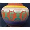 Image 7 : Large Colorful Navajo Incised Pot – Signed
