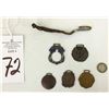Image 2 : Antique Watch Fob Lot of 5