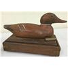 Image 4 : Vintage Duck Decoy Box and Coin bank