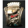 Image 7 : Vintage Navajo Watch Cuff – Signed IHMSS
