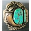 Image 8 : Turquoise and Bear Claw Cuff Bracelet – Circa 1970s.