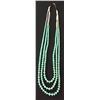 Image 1 : 3-Strand Turquoise and Shell Necklace – Dead Pawn