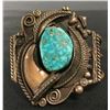 Image 1 : Exquisite Turquoise and Bear Claw Bracelet– Signed