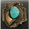 Image 3 : Exquisite Turquoise and Bear Claw Bracelet– Signed
