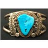 Image 1 : Sterling and Turquoise Navajo Bracelet – Dead Pawn