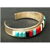 Image 4 : Navajo Mosaic Inlay Bracelet – Tim Bedah