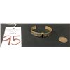 Image 2 : Vintage Sterling and Onyx Navajo Bracelet – Signed