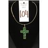 Image 2 : Turquoise Cross Pendant / Necklace