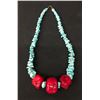 Image 5 : Chunky Coral and Turquoise Nugget Necklace