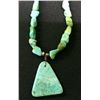 Image 3 : Turquoise Nugget Necklace With Pendant