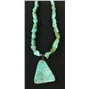 Image 5 : Turquoise Nugget Necklace With Pendant