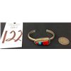 Image 2 : Sterling and Cobblestone Inlay Bracelet – Navajo