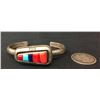 Image 3 : Sterling and Cobblestone Inlay Bracelet – Navajo
