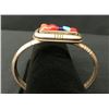 Image 9 : Sterling and Cobblestone Inlay Bracelet – Navajo