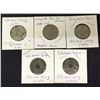 Image 1 : Group of Five Coins – 1700s