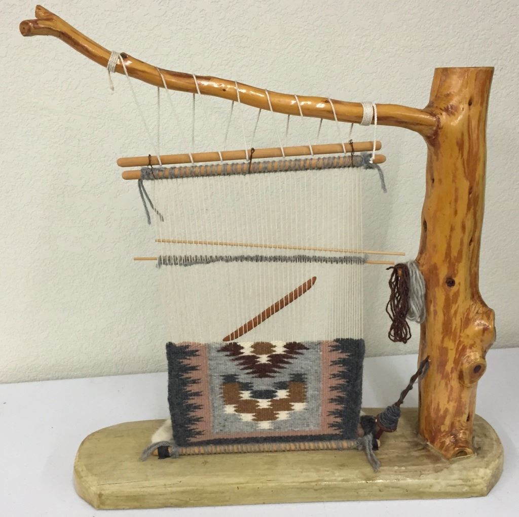 Navajo Weaving Sampler and Dye Chart