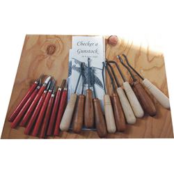 gunstock checkering tool set