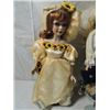 Image 2 : 3 COLLECTIBLE EDITIONS PORCELAIN DOLLS ON STANDS