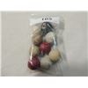 Image 1 : BAG LOT ANTIQUE VINTAGE CLAY MARBLES