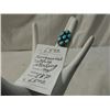 Image 1 : STERLING SILVER RING TURQUOISE STONES