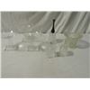 Image 1 : DEPRESSION CHAMPAGNE GLASSES LEADED CRYSTAL BELL