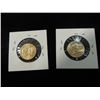 Image 2 : PAIR 2005P BUFFALO NICKELS GOLD PLATED