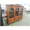 Image 2 : BEAUTIFUL EUROPEAN CHINA BOOK CABINET SHOWCASE
