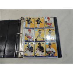 BINDER FULL BASEBALL CARDS AS SHOWN