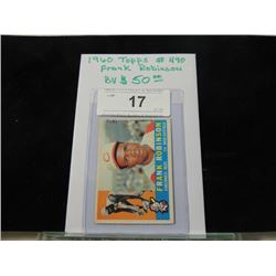 1960 TOPPS FRANK ROBINSON BASEBALL CARD
