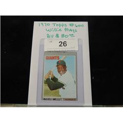 1970 TOPPS WILLIE MAYS BASEBALL CARD