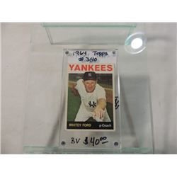 1964 TOPPS WHITEY FORD BASEBALL CARD