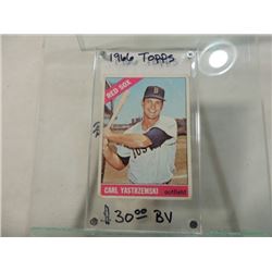 1966 TOPPS CARL YASTRZEMSKI BASEBALL CARD