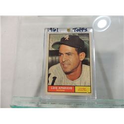 1961 TOPPS LUIS APARICIO BASEBALL CARD