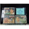 Image 1 : 3 CARD LOT 1956 TOPPS BASEBALL
