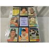 Image 1 : 8 BASEBALL CARDS 1961 TOPPS AS SHOWN