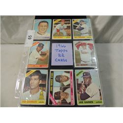 LOT 8 1966 TOPPS BASEBALL CARDS