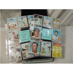 16 CARD LOT BASEBALL CARDS 1970 VINTAGE