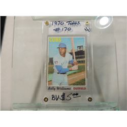 1970 TOPPS BILLY WILLIAMS BASEBALL CARD