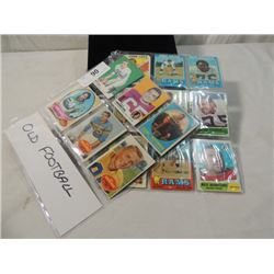 LOT 15 OLD VINTAGE FOOTBALL CARDS 1969-1972