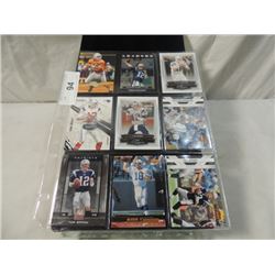 LOT 9 BRADY MANNING FOOTBALL CARDS