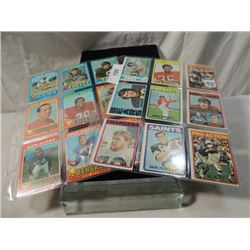 1971 1972 TOPPS FOOTBALL SPORTS 18 CARD LOT