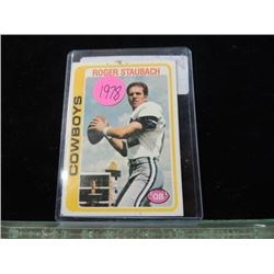 1978 ROGER STAUBACH TOPPS FOOTBALL CARD