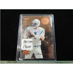 1996 PINNACLE JIM HARBAUGH ARTIST PROOF