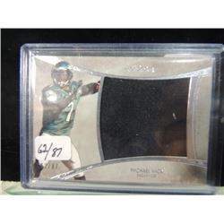 MICHAEL VICK JERSEY FOOTBALL CARD 62 OF 87