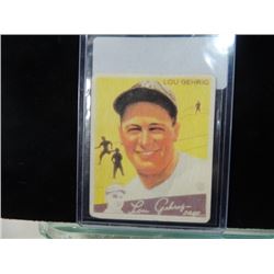 1934 GOUDEY LOU GEHRIG BASEBALL CARD REPRINT?