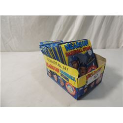 HEADS UP BASEBALL STARS WITH 24 CARDS IN PACKAGES