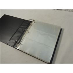 BINDER FULL OVER 50 9 POCKET CARD PAGES SLEEVES
