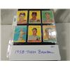 Image 1 : LOT 6 1958 TOPPS BASEBALL SPORTS CARDS